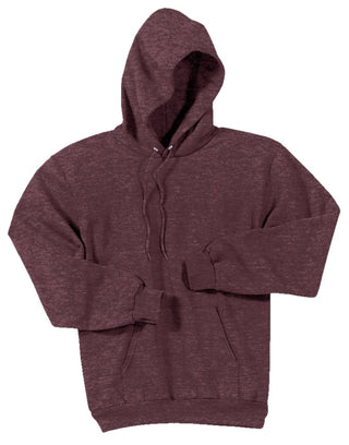Port & Company Core Fleece Pullover Hooded Sweatshirt (Heather Athletic Maroon)