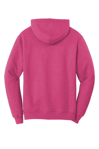Port & Company Core Fleece Pullover Hooded Sweatshirt (Heather Sangria)