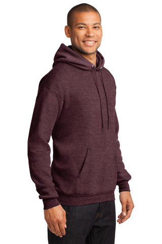 Port & Company Core Fleece Pullover Hooded Sweatshirt (Heather Athletic Maroon)