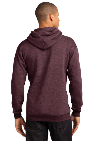 Port & Company Core Fleece Pullover Hooded Sweatshirt (Heather Athletic Maroon)