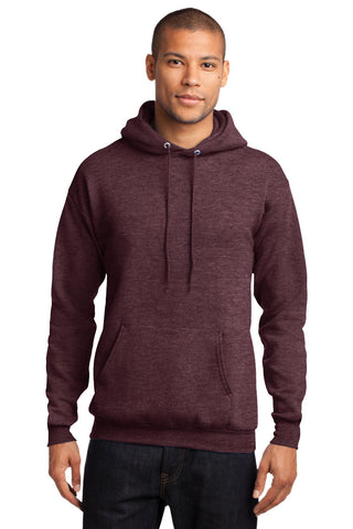 Port & Company Core Fleece Pullover Hooded Sweatshirt (Heather Athletic Maroon)