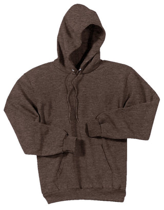 Port & Company Core Fleece Pullover Hooded Sweatshirt (Heather Dark Chocolate Brown)