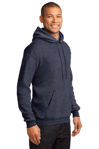 Port & Company Core Fleece Pullover Hooded Sweatshirt (Heather Navy)