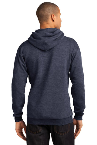 Port & Company Core Fleece Pullover Hooded Sweatshirt (Heather Navy)