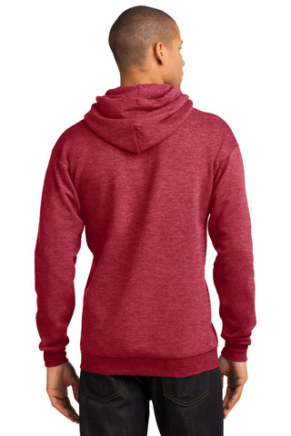 Port & Company Core Fleece Pullover Hooded Sweatshirt (Heather Red)