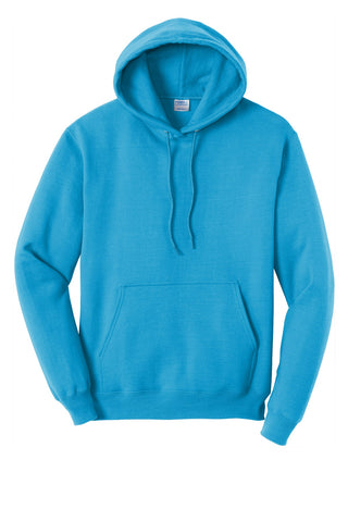 Port & Company Core Fleece Pullover Hooded Sweatshirt (Neon Blue)