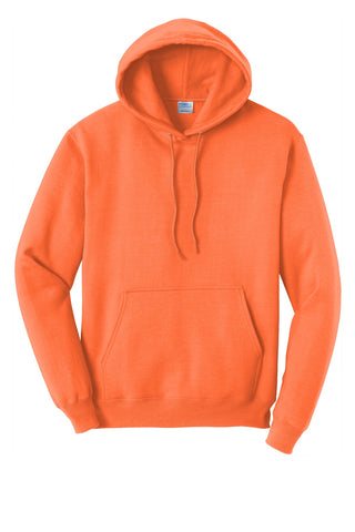 Port & Company Core Fleece Pullover Hooded Sweatshirt (Neon Orange)