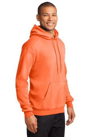 Port & Company Core Fleece Pullover Hooded Sweatshirt (Neon Orange)