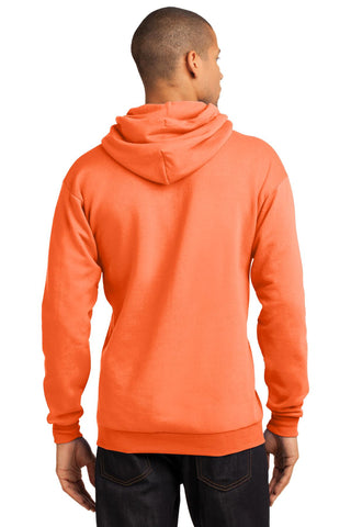 Port & Company Core Fleece Pullover Hooded Sweatshirt (Neon Orange)