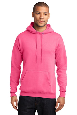 Port & Company Core Fleece Pullover Hooded Sweatshirt (Neon Pink)