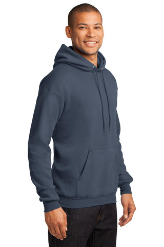 Port & Company Core Fleece Pullover Hooded Sweatshirt (Steel Blue)