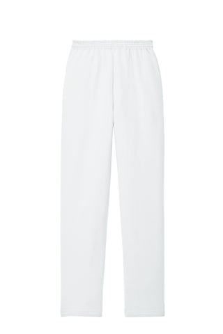 Port & Company Core Fleece Sweatpant with Pockets (White)