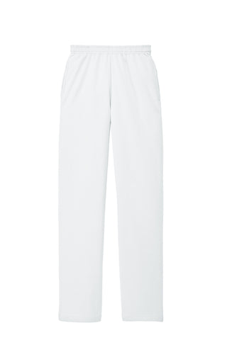 Port & Company Core Fleece Sweatpant with Pockets (White)