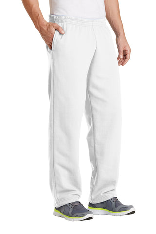 Port & Company Core Fleece Sweatpant with Pockets (White)