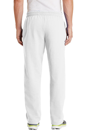 Port & Company Core Fleece Sweatpant with Pockets (White)