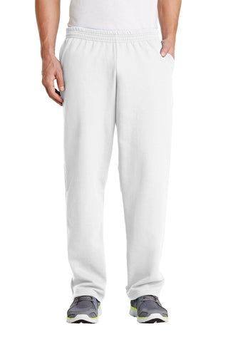 Port & Company Core Fleece Sweatpant with Pockets (White)