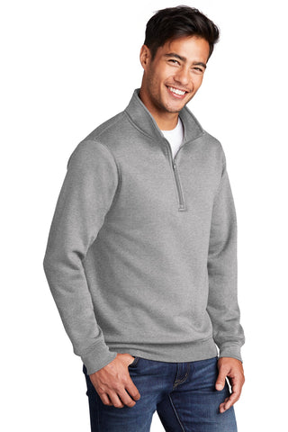 Port & Company Core Fleece 1/4-Zip Pullover Sweatshirt (Athletic Heather)