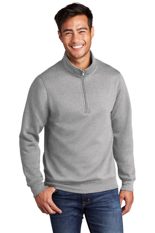 Port & Company Core Fleece 1/4-Zip Pullover Sweatshirt (Athletic Heather)