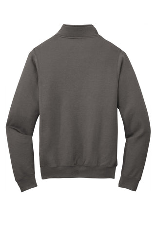 Port & Company Core Fleece 1/4-Zip Pullover Sweatshirt (Charcoal)