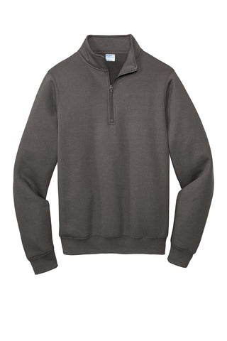 Port & Company Core Fleece 1/4-Zip Pullover Sweatshirt (Charcoal)