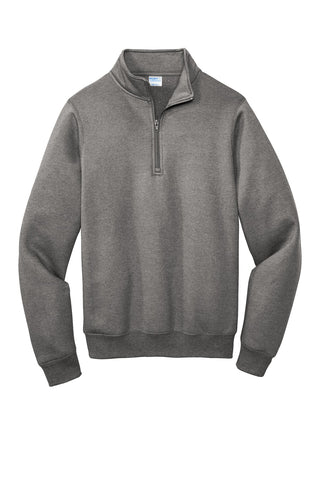Port & Company Core Fleece 1/4-Zip Pullover Sweatshirt (Graphite Heather)