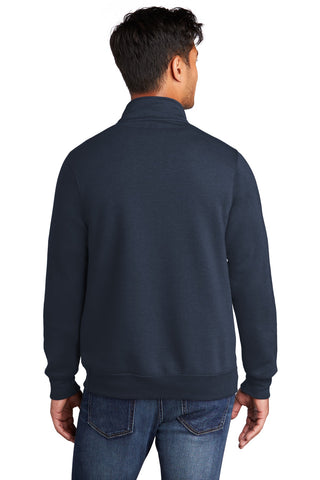 Port & Company Core Fleece 1/4-Zip Pullover Sweatshirt (Navy)