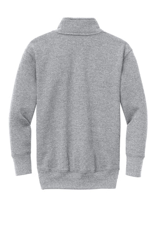 Port & Company Youth Core Fleece 1/4-Zip Pullover Sweatshirt (Athletic Heather)