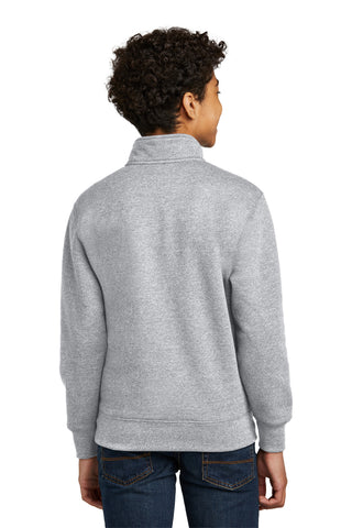 Port & Company Youth Core Fleece 1/4-Zip Pullover Sweatshirt (Athletic Heather)