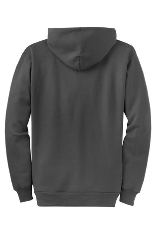 Port & Company Core Fleece Full-Zip Hooded Sweatshirt (Charcoal)