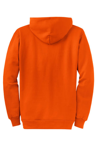 Port & Company Core Fleece Full-Zip Hooded Sweatshirt (Orange)