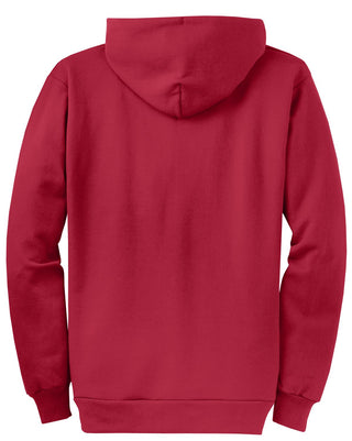 Port & Company Core Fleece Full-Zip Hooded Sweatshirt (Red)