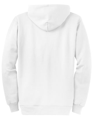 Port & Company Core Fleece Full-Zip Hooded Sweatshirt (White)