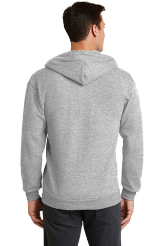 Port & Company Core Fleece Full-Zip Hooded Sweatshirt (Ash)