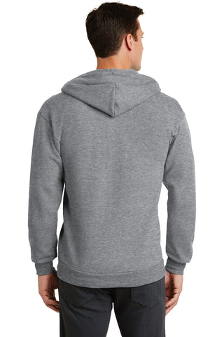 Port & Company Core Fleece Full-Zip Hooded Sweatshirt (Athletic Heather)
