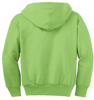 Port & Company Core Fleece Full-Zip Hooded Sweatshirt (Lime)