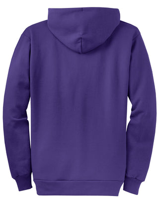 Port & Company Core Fleece Full-Zip Hooded Sweatshirt (Purple)