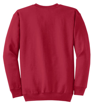 Port & Company Core Fleece Crewneck Sweatshirt (Red)