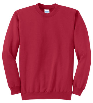 Port & Company Core Fleece Crewneck Sweatshirt (Red)