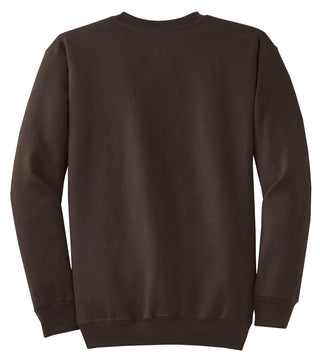 Port & Company Core Fleece Crewneck Sweatshirt (Dark Chocolate Brown)