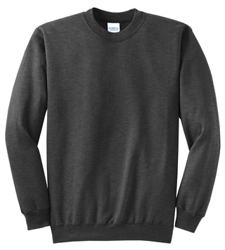 Port & Company Core Fleece Crewneck Sweatshirt (Dark Heather Grey)