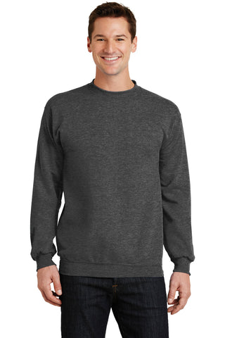 Port & Company Core Fleece Crewneck Sweatshirt (Dark Heather Grey)