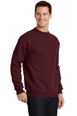 Port & Company Core Fleece Crewneck Sweatshirt (Maroon)