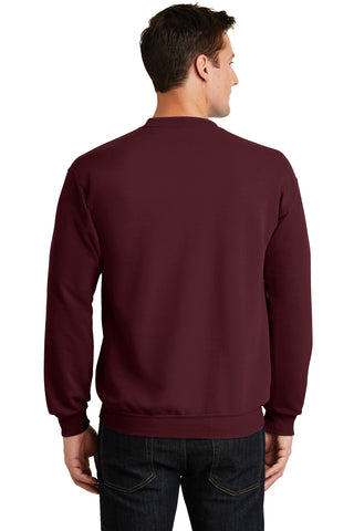 Port & Company Core Fleece Crewneck Sweatshirt (Maroon)