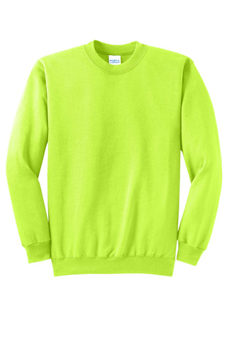 Port & Company Core Fleece Crewneck Sweatshirt (Neon Yellow)