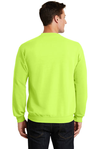 Port & Company Core Fleece Crewneck Sweatshirt (Neon Yellow)