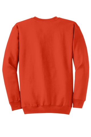Port & Company Core Fleece Crewneck Sweatshirt (Orange)