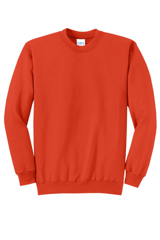 Port & Company Core Fleece Crewneck Sweatshirt (Orange)