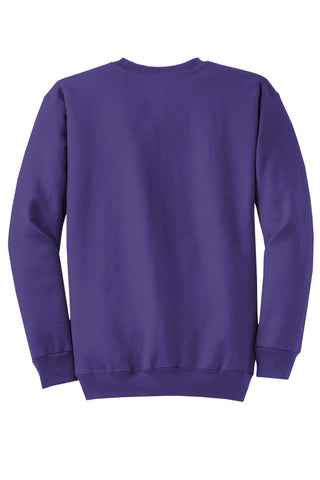 Port & Company Core Fleece Crewneck Sweatshirt (Purple)