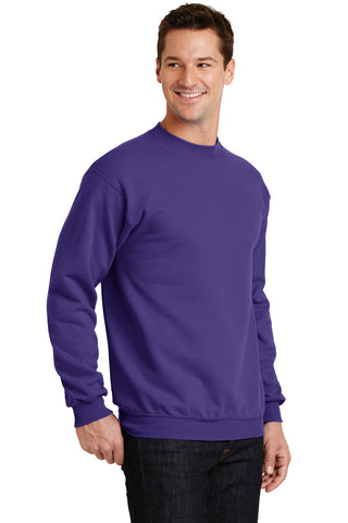 Port & Company Core Fleece Crewneck Sweatshirt (Purple)