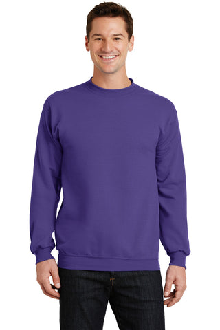 Port & Company Core Fleece Crewneck Sweatshirt (Purple)